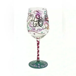 NEW IN PACKAGE TOPSHELF 40th BIRTHDAY WINE GLASS